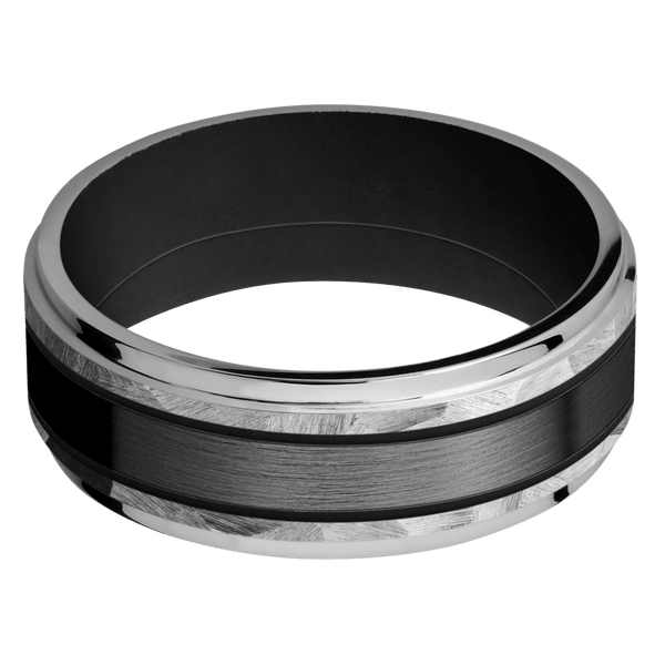 Titanium + Rock , Polish Finish + Black Emblem