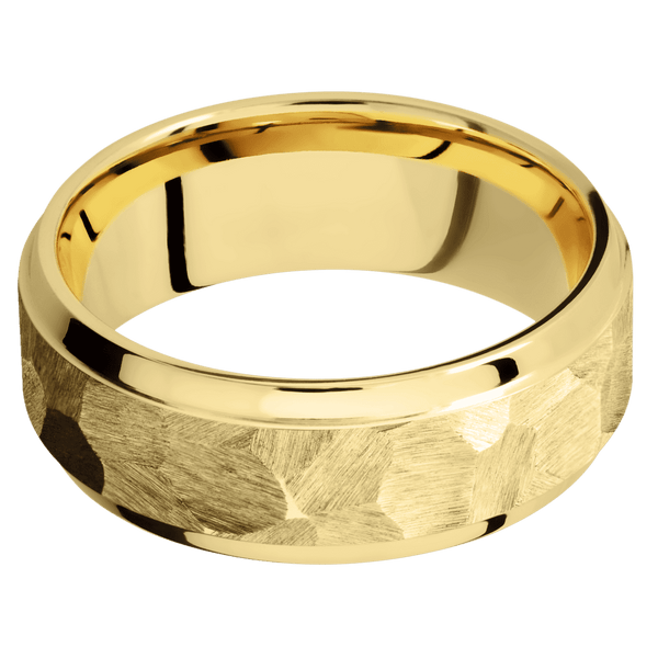 14K Yellow Gold + Rock , Polish Finish Emblem