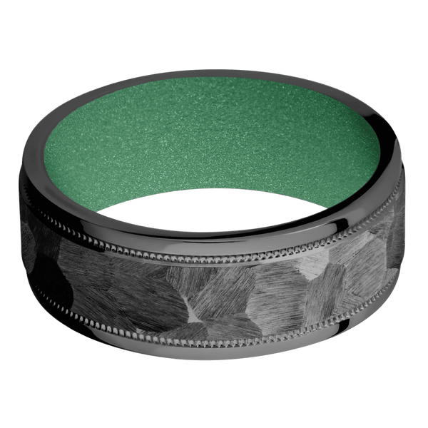 Zirconium + Rock , Polish Finish + Squatch Emblem