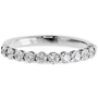 Eternity 14k White Gold + White Diamonds