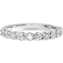 Eternity 14k White Gold + White Diamonds