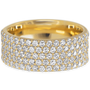 Brilliant Yellow Gold + White Diamonds