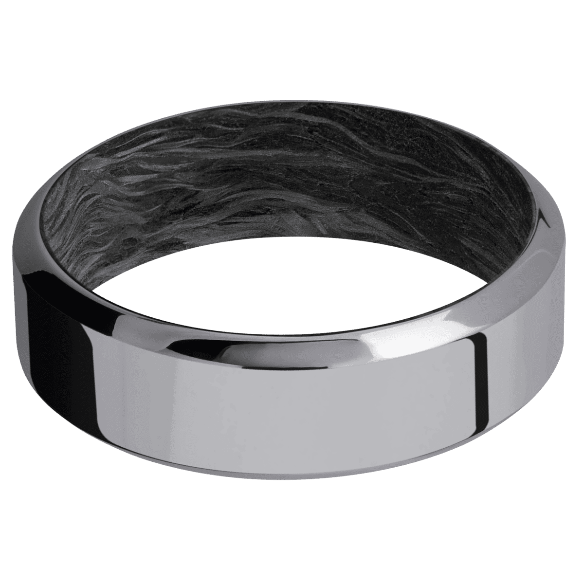 Tantalum + Polish , Polish Finish + Forged Carbon Fiber