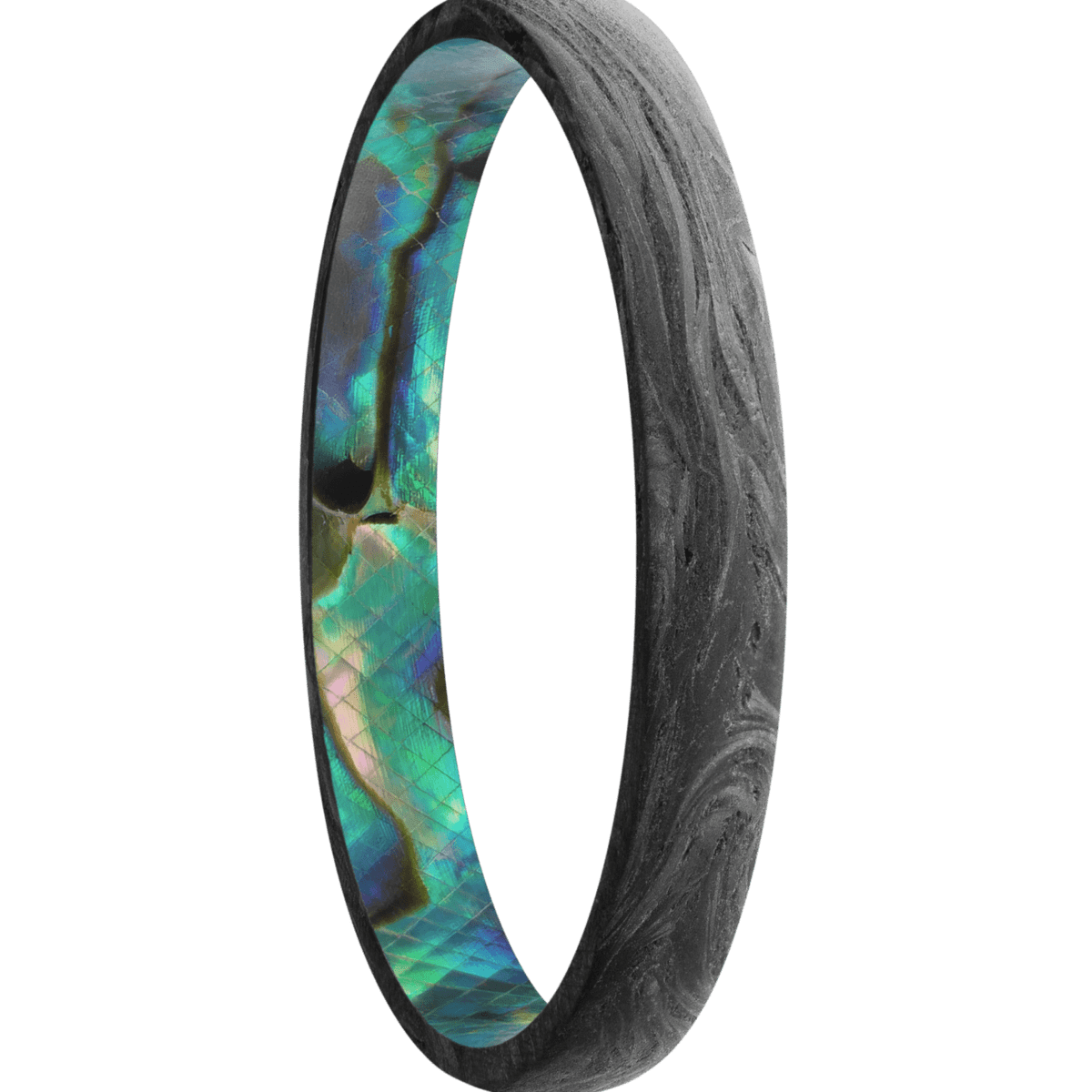 Forged Carbon Fiber + None Finish + Abalone
