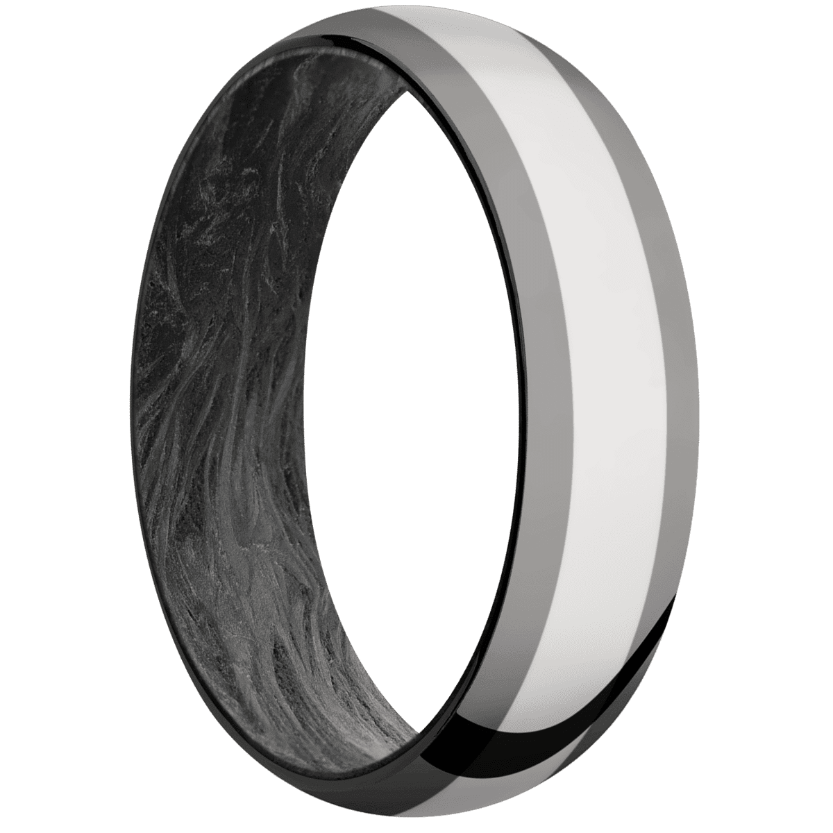 Tantalum Noir + Polish Finish + Forged Carbon Fiber