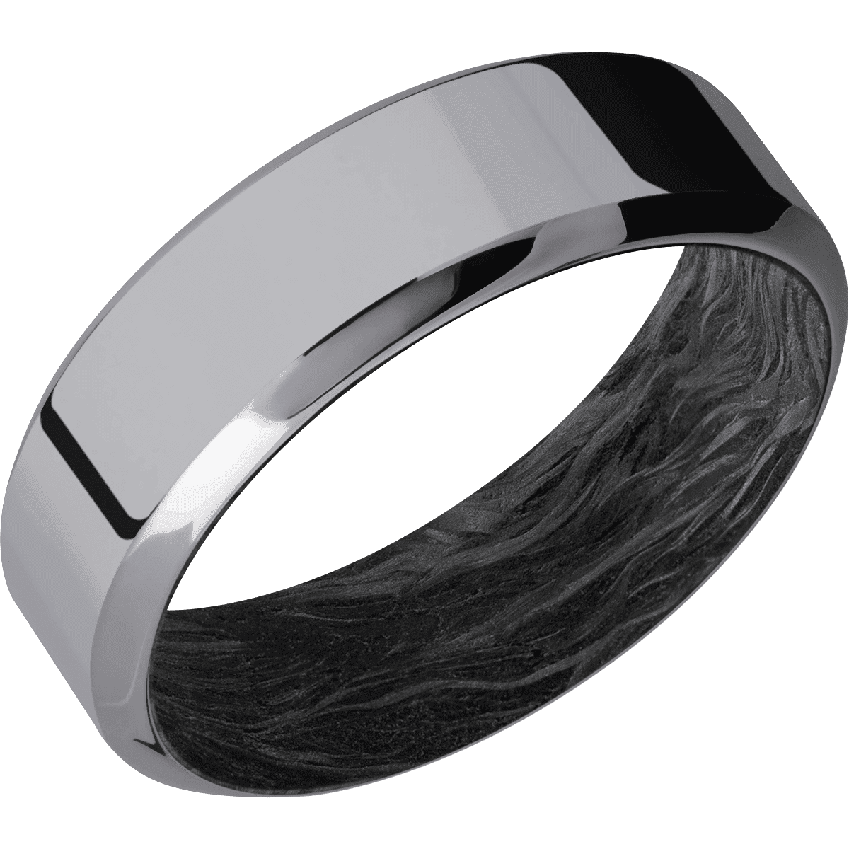 Tantalum + Polish , Polish Finish + Forged Carbon Fiber
