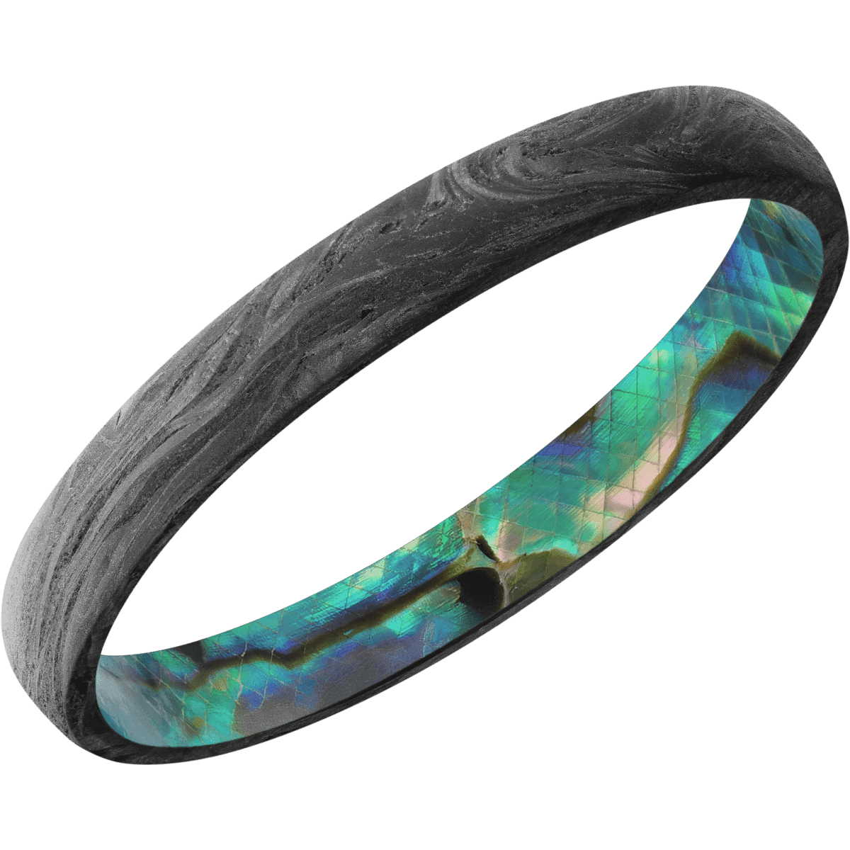 Forged Carbon Fiber + None Finish + Abalone