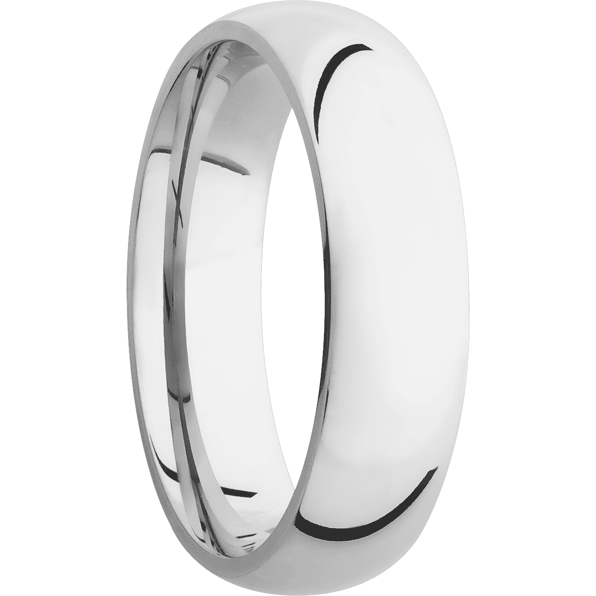 14K White Gold + Polish Finish
