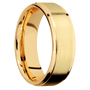 22K Yellow Gold + Satin , Polish Finish