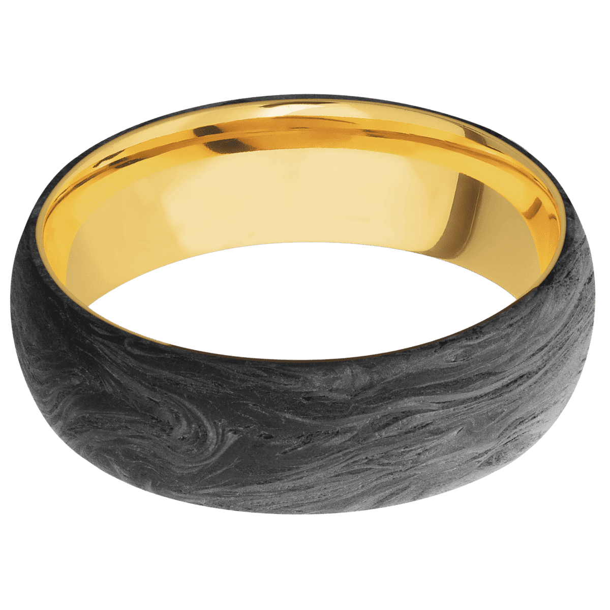Forged Carbon Fiber + None Finish + 18K Yellow Gold