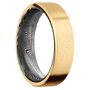 14K Yellow Gold + Stone Finish + Tightweave