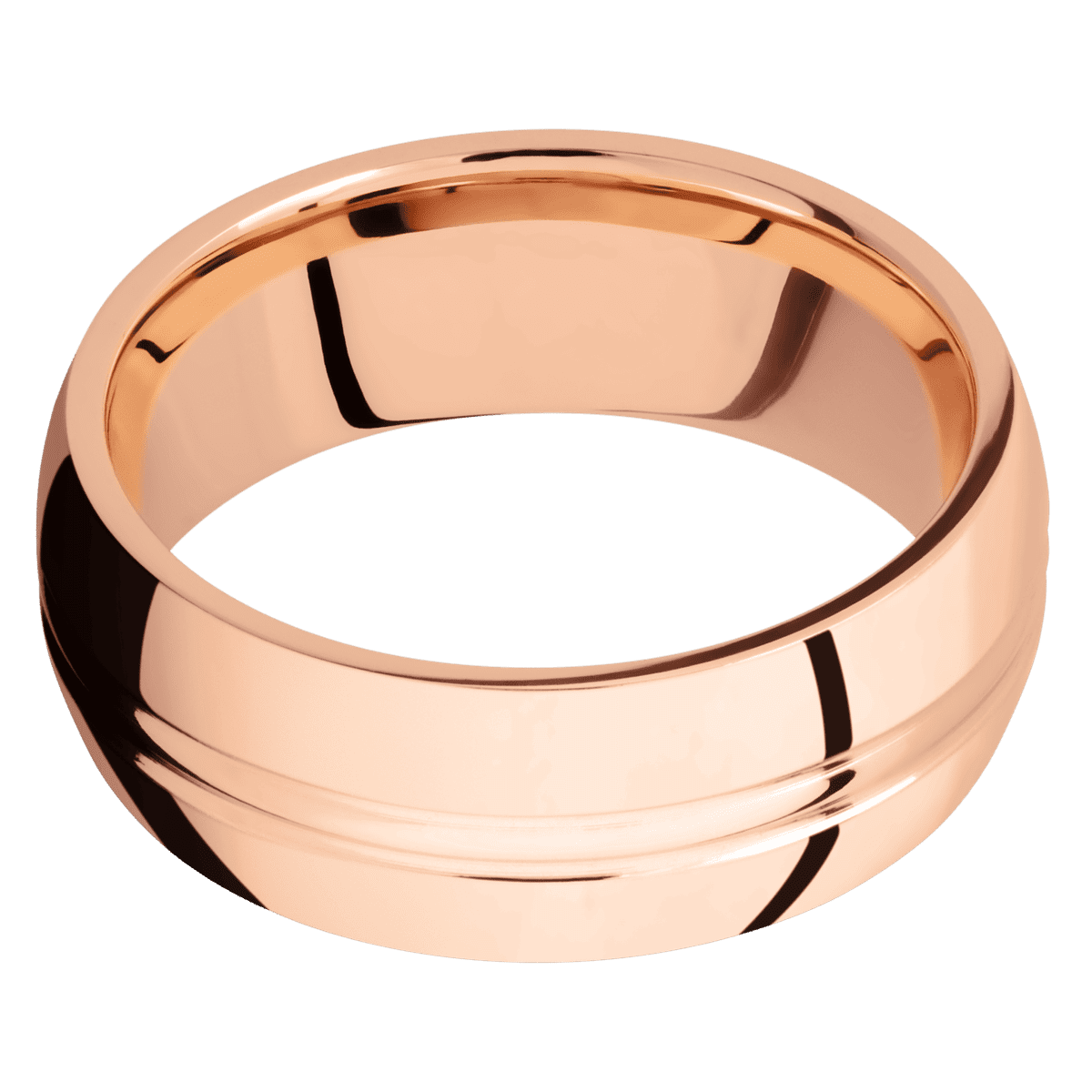 10K Rose Gold + Polish , Polish Finish