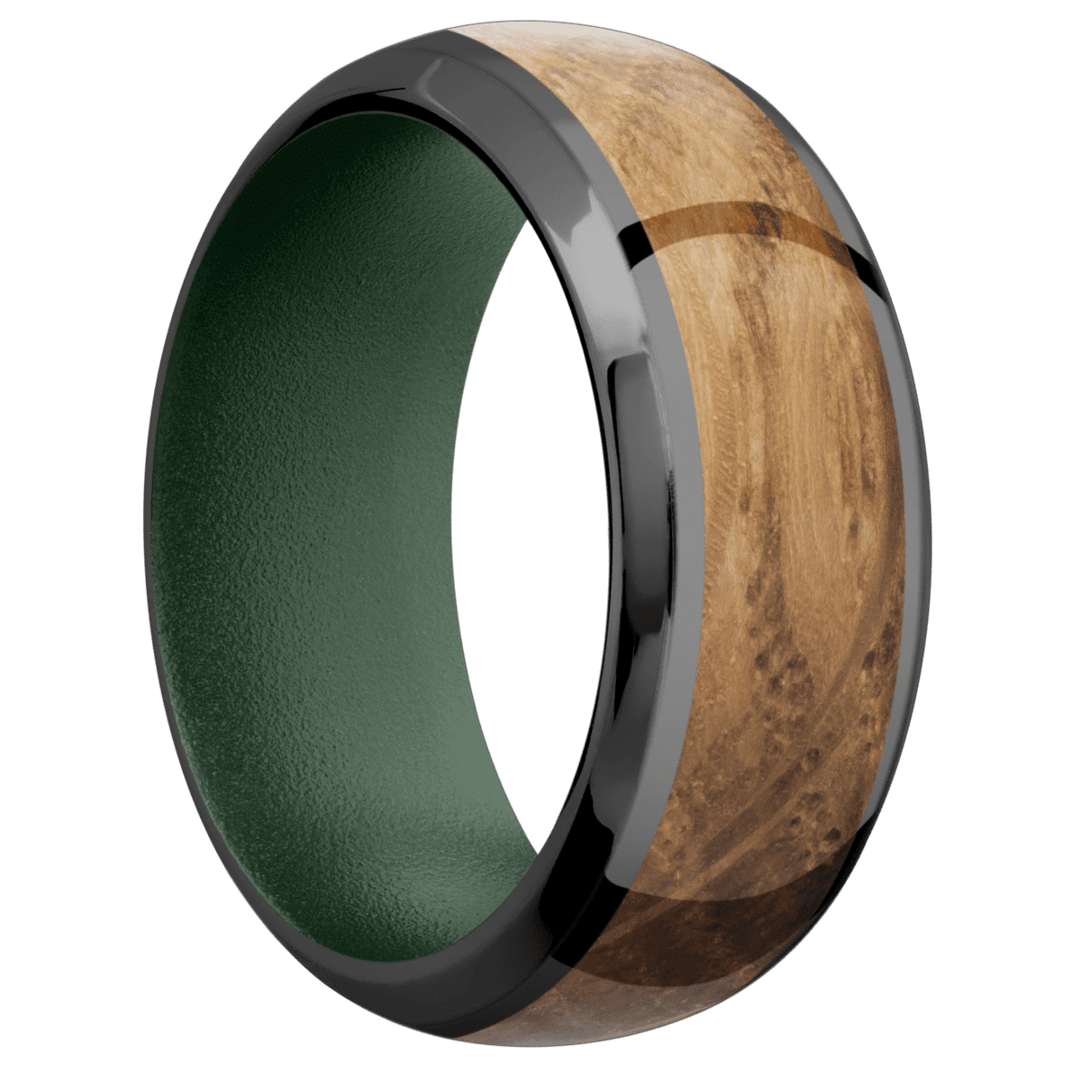 Zirconium + Polish , Polish Finish + Highland Green