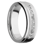 14K White Gold + Satin , Polish Finish