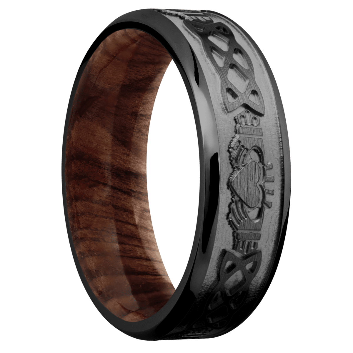 Zirconium + Satin , Polish Finish + Sequoia