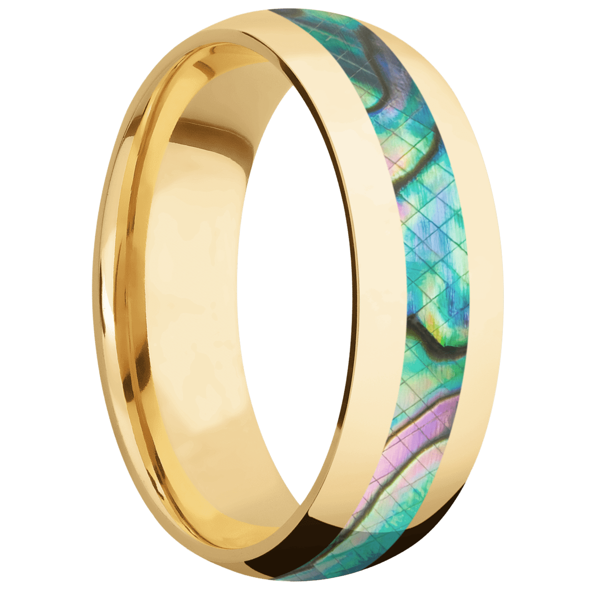 10K Yellow Gold + Polish Finish