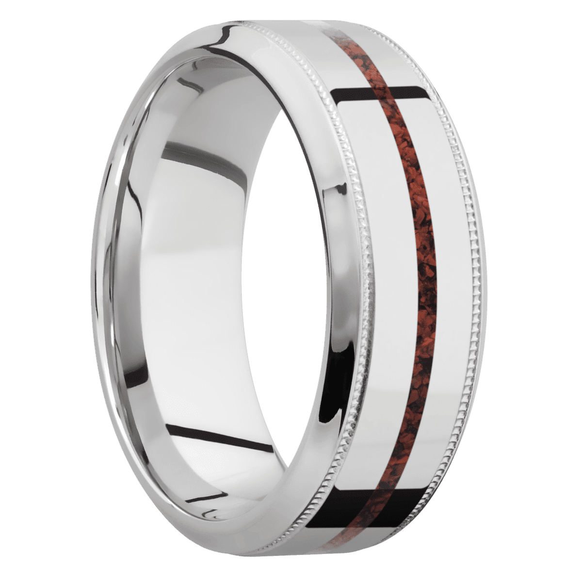 14K White Gold + Polish , Polish Finish