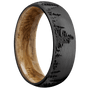 Zirconium + Satin Finish + Whiskey Barrel