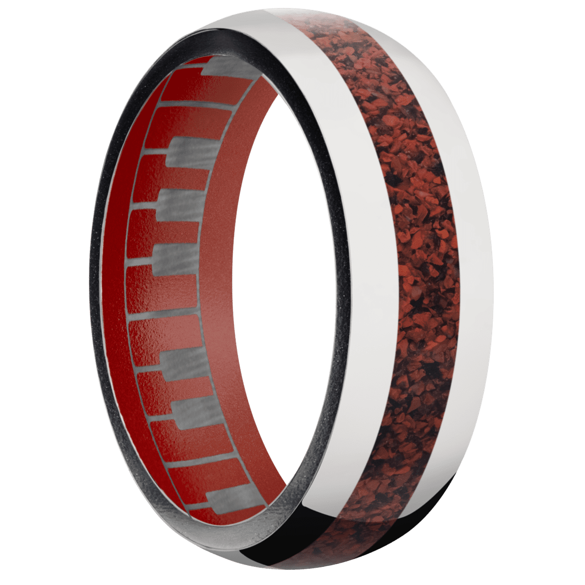 Cobalt Chrome + Polish Finish + Habanero Red