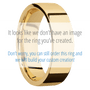 10K Yellow Gold + Polish , Polish Finish
