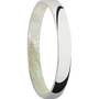 Titanium + Polish Finish + Freshwater Mother of Pearl