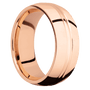 10K Rose Gold + Polish , Polish Finish
