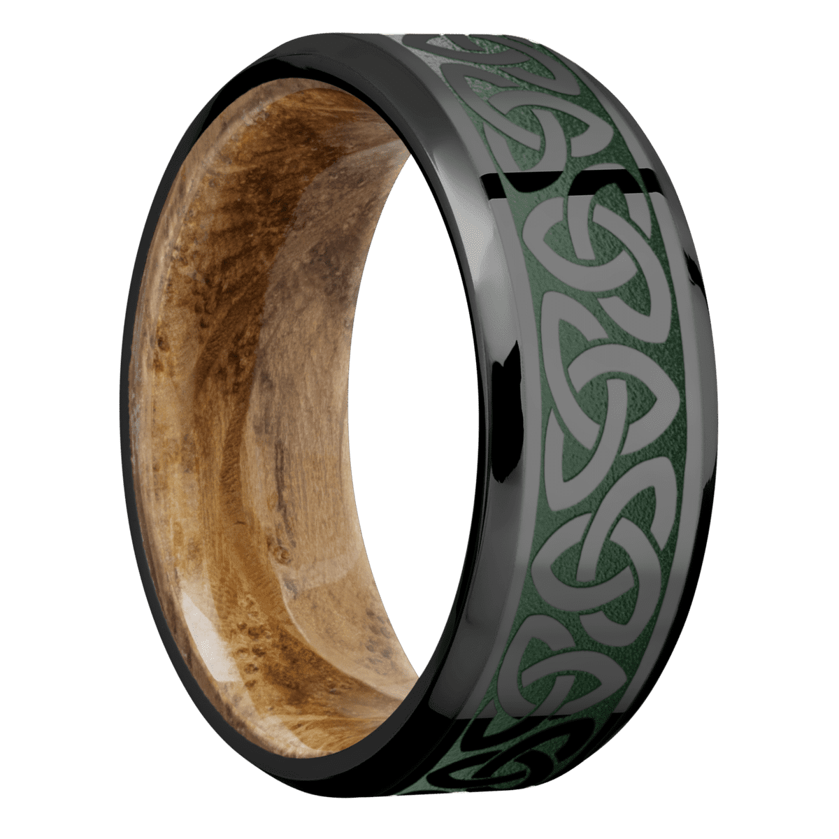 Zirconium + Polish , Polish Finish + Whiskey Barrel