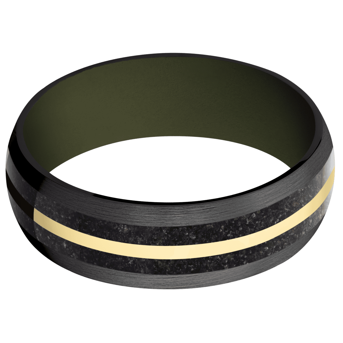 Zirconium + Satin Finish + Vintage Green