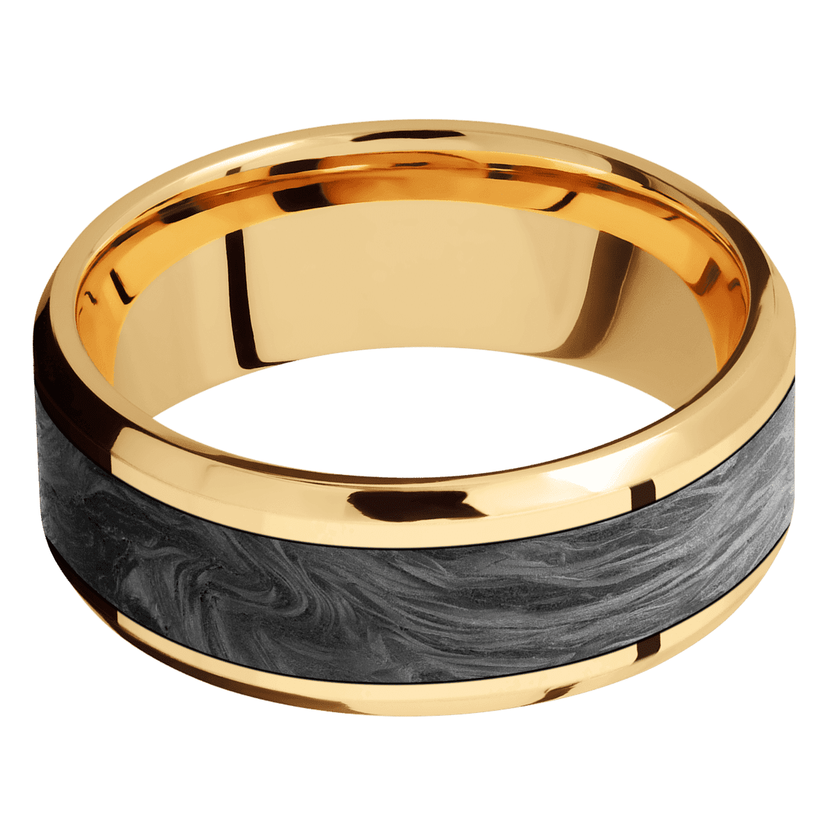 14K Yellow Gold + Polish , Polish Finish