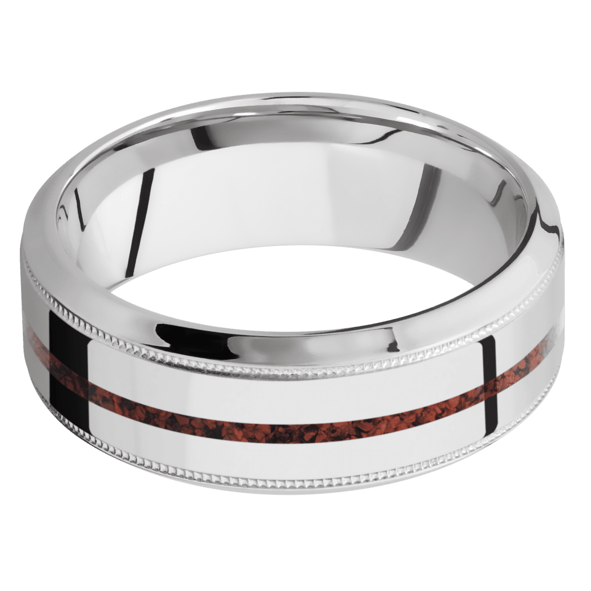 14K White Gold + Polish , Polish Finish