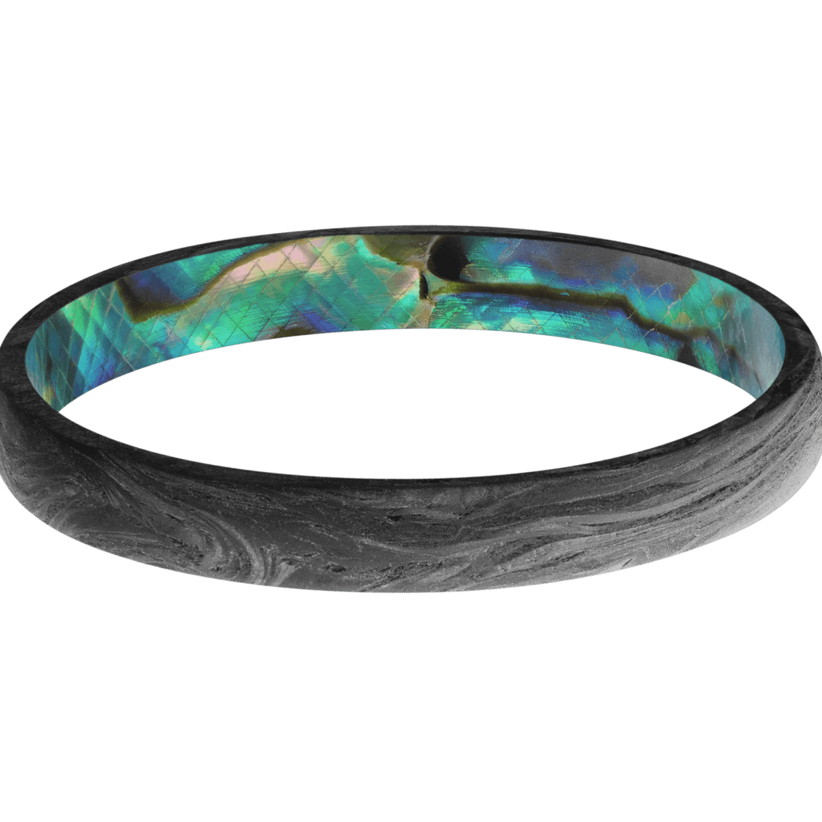 Forged Carbon Fiber + None Finish + Abalone