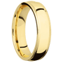 18K Yellow Gold + Polish Finish