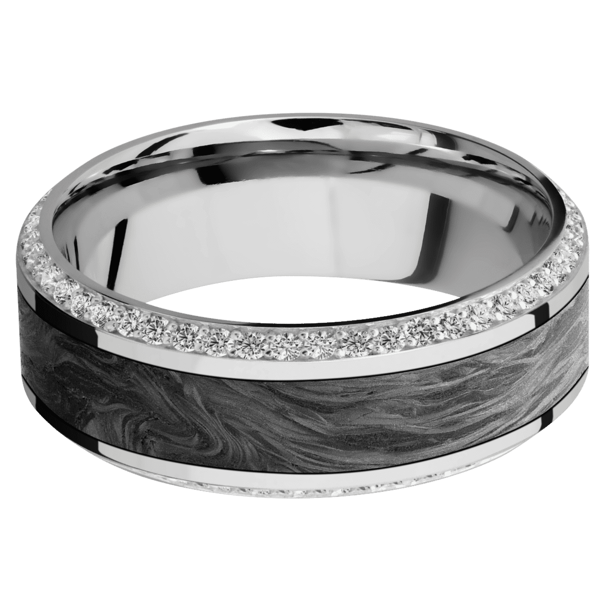 10K White Gold + Polish , Polish Finish