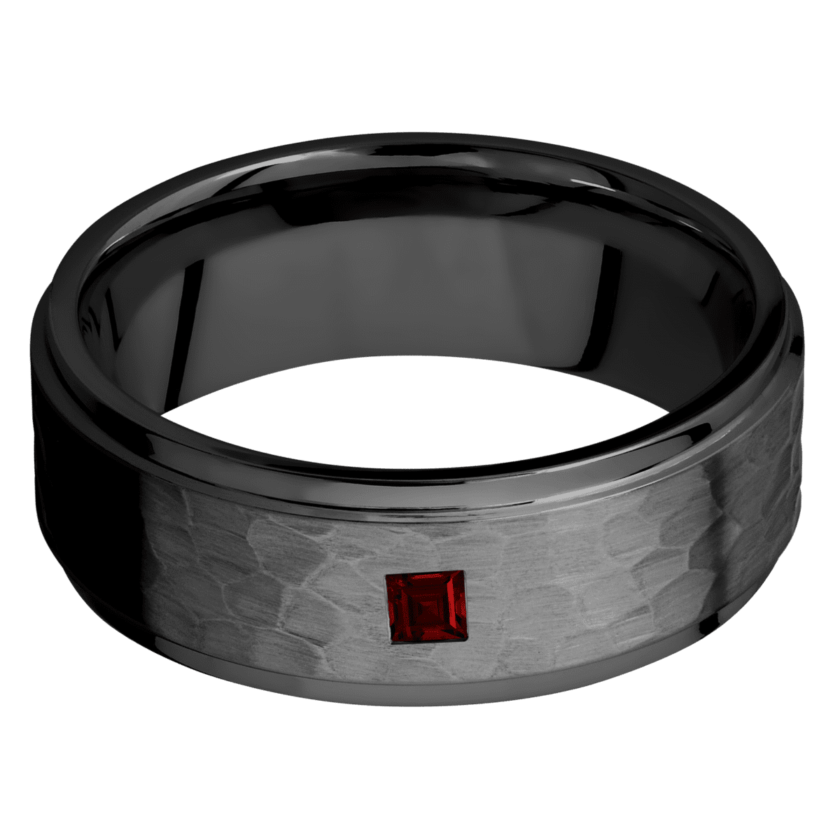 Zirconium + Hammer , Polish Finish