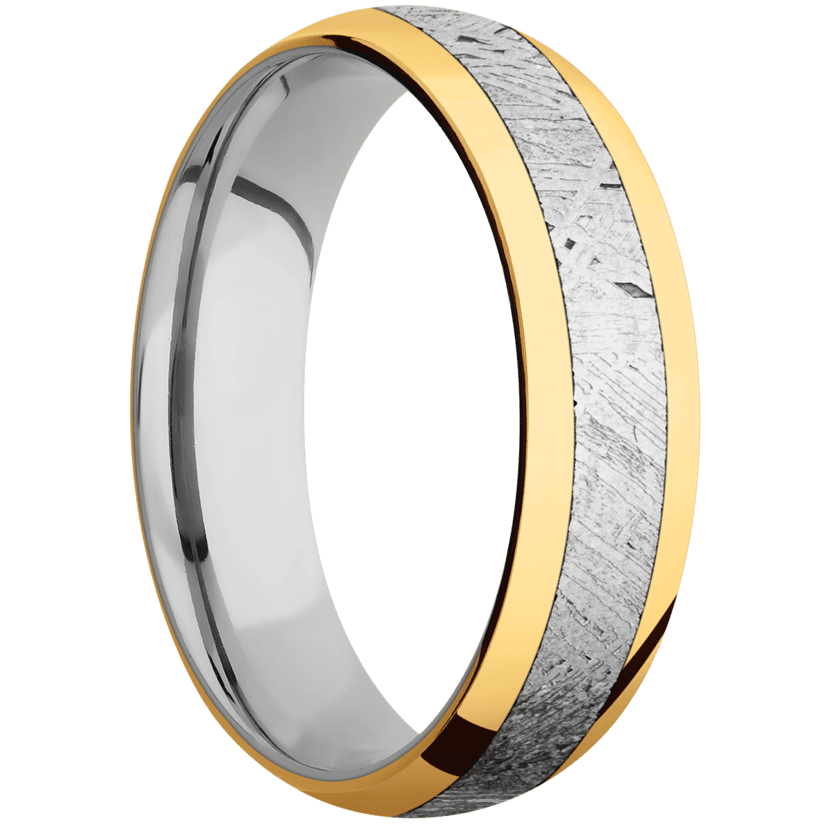 22K Yellow Gold + Polish Finish + Titanium