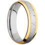 22K Yellow Gold + Polish Finish + Titanium