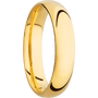 14K Yellow Gold + Polish Finish