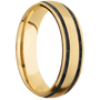 10K Yellow Gold + Satin Finish