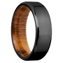 Zirconium + Anglesatin , Polish Finish + Desert Iron Wood