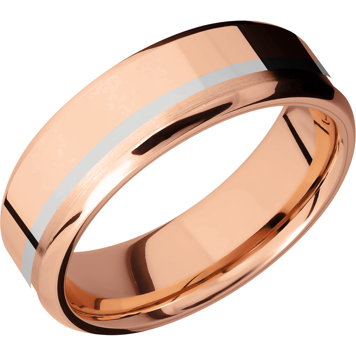 18K Rose Gold + Polish , Polish Finish + 14K Rose Gold