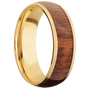 10K Yellow Gold + Satin Finish