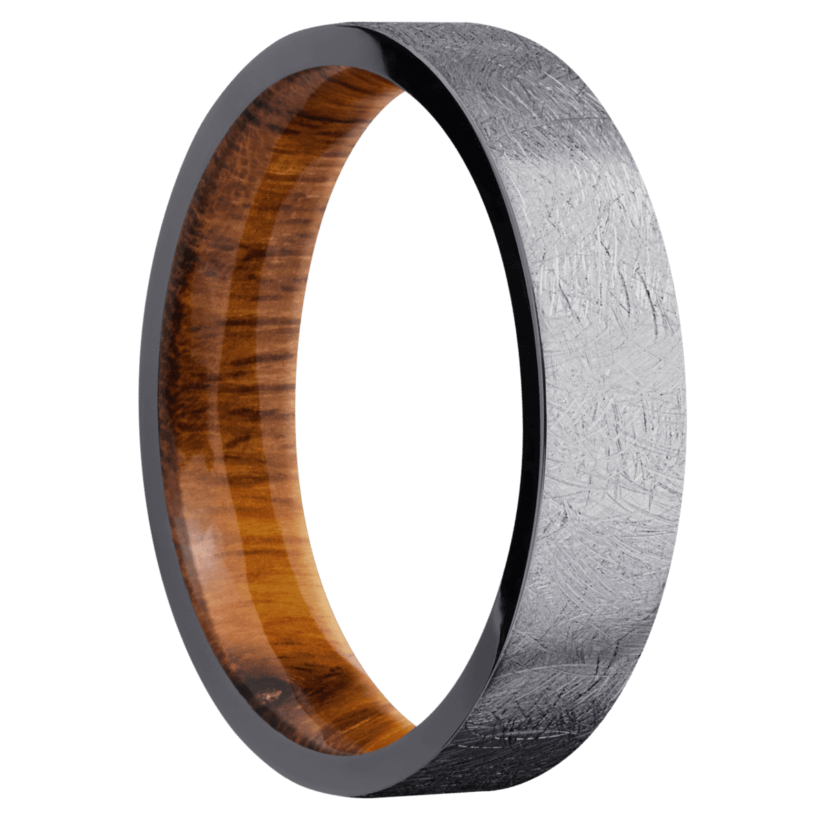 Tantalum + Distressed Finish + Desert Iron Wood