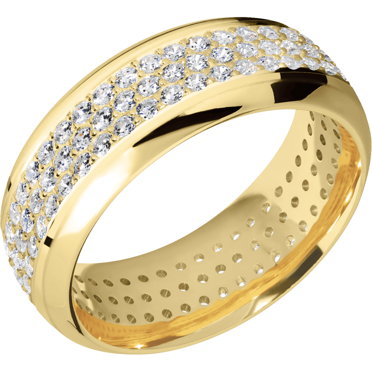 14K Yellow Gold + Polish , Polish Finish