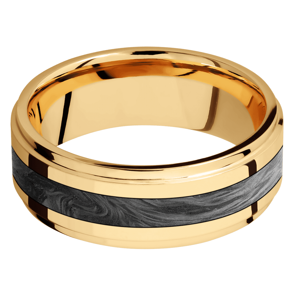 14K Yellow Gold + Polish , Polish Finish