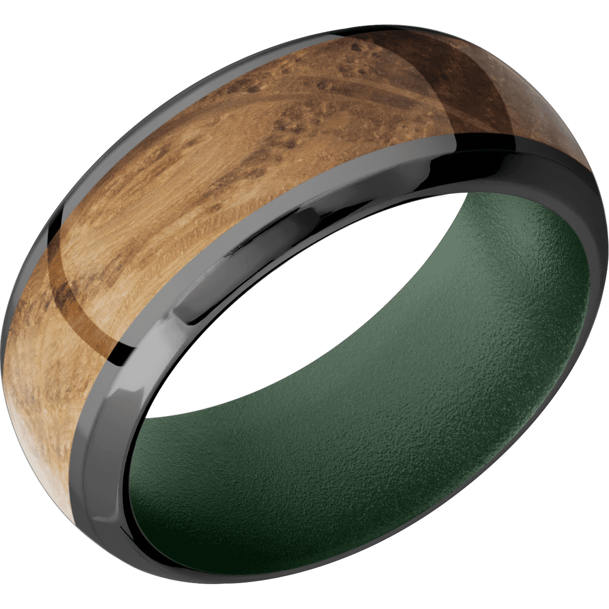 Zirconium + Polish , Polish Finish + Highland Green