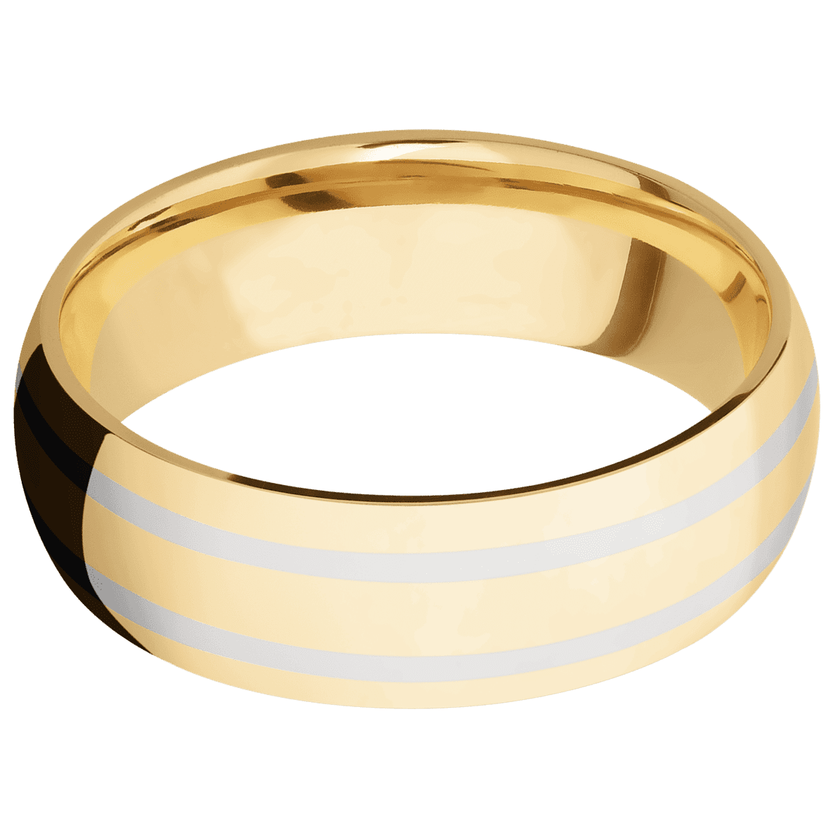 10K Yellow Gold + Polish Finish