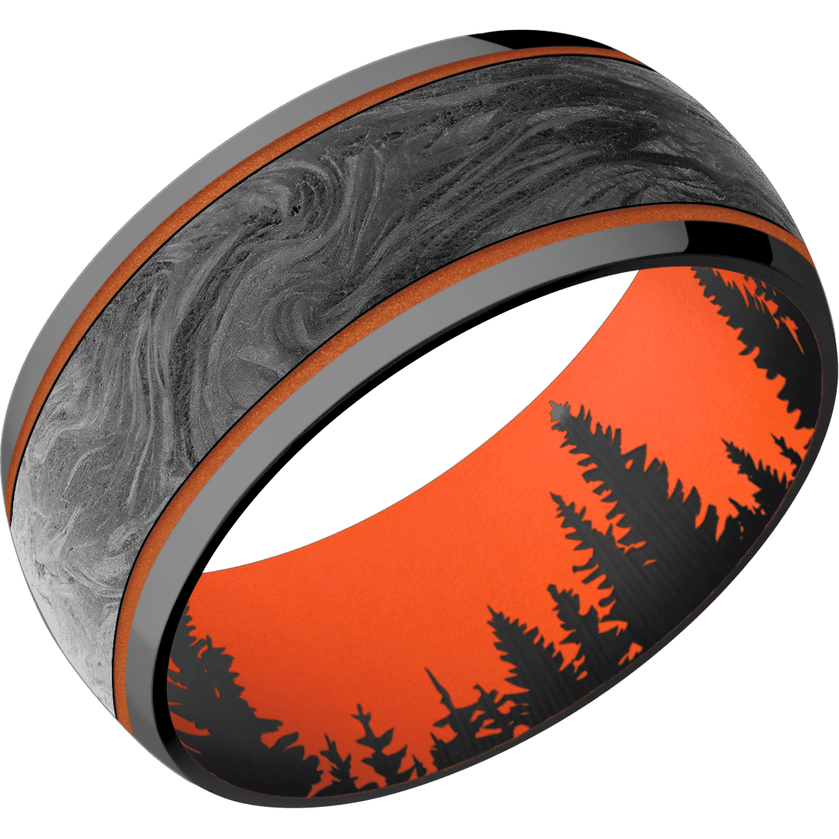 Zirconium + Polish Finish + Hunter Orange