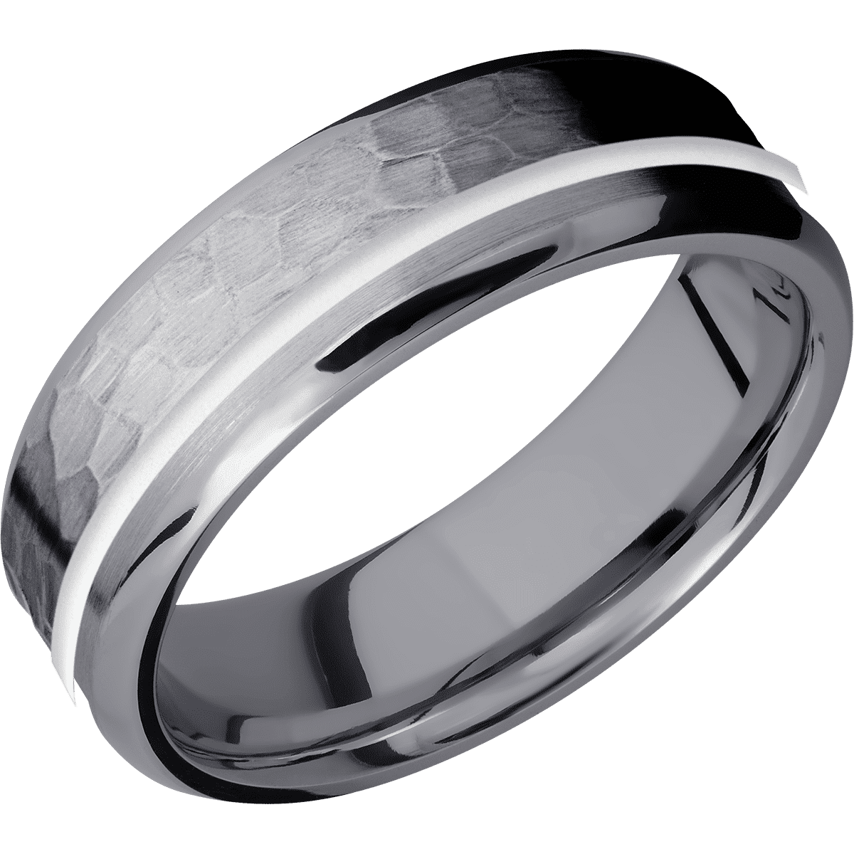 Tantalum + Hammer , Polish Finish