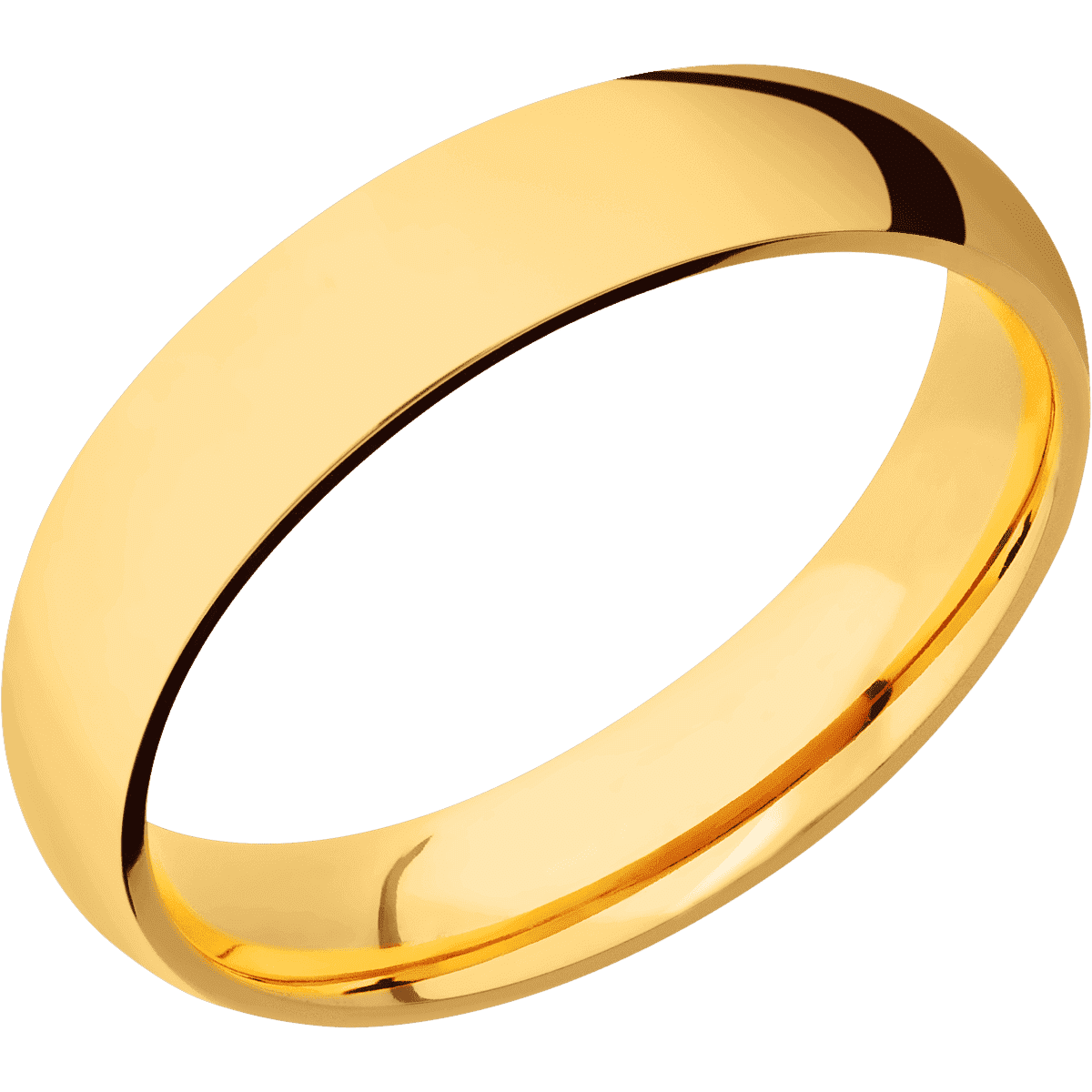 22K Yellow Gold + Polish Finish
