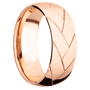 10K Rose Gold + Polish Finish